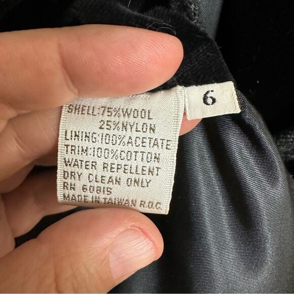 Valentino Vintage 80s Wool Overcoat - Picture 10 of 10